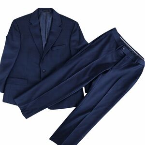 Van Heusen Navy Men's Suit Jacket and Trousers